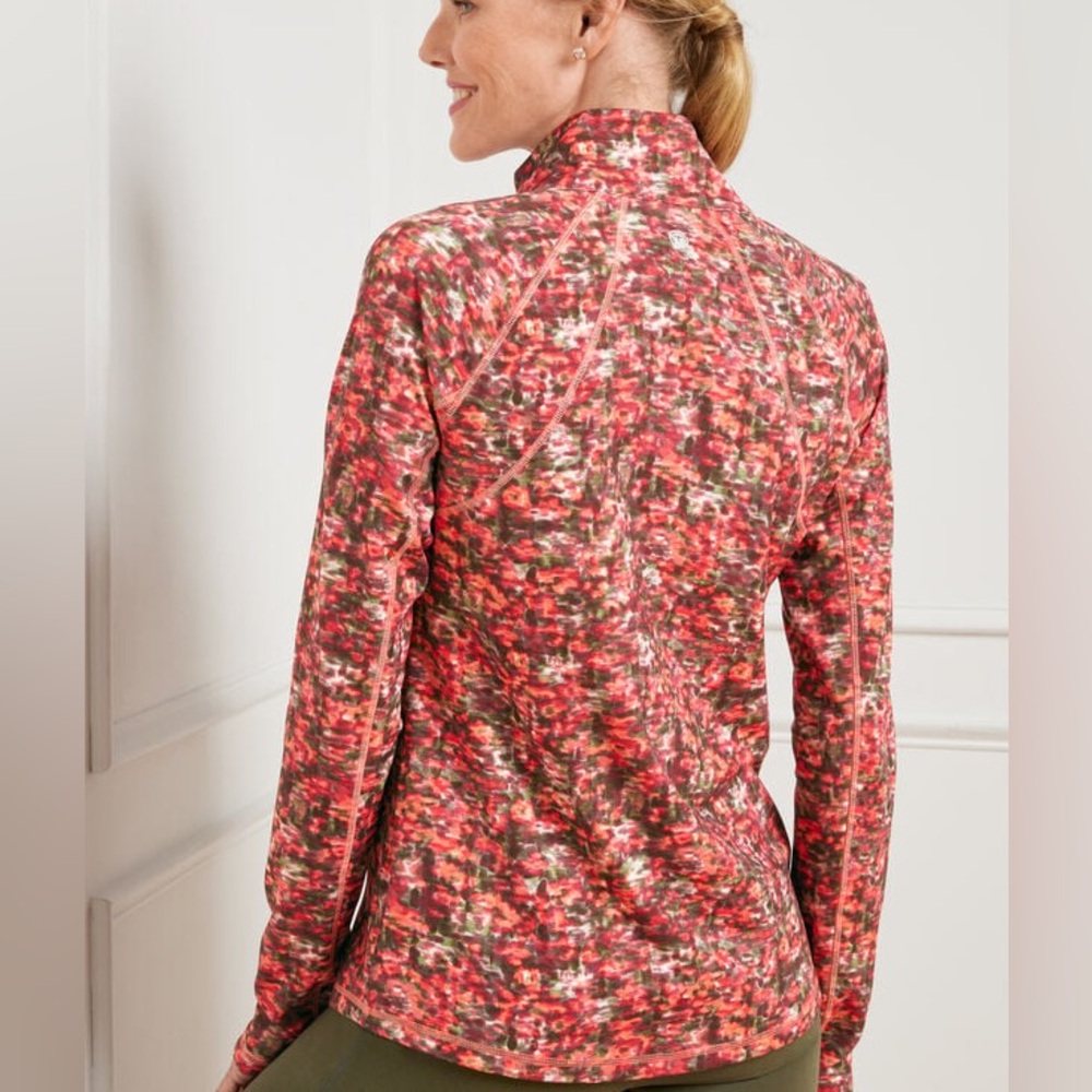 Talbots 3x Plus Performance Interlock Half Zip Pu… - image 2